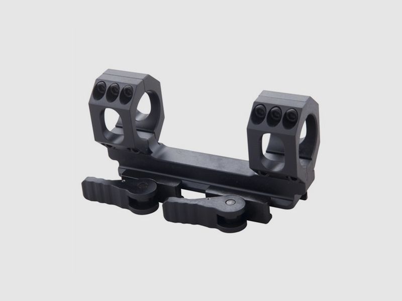 AMERICAN DEFENSE MANUFACTURING 1″ 0 MOA SCOPE MOUNT, BLACK, image 1 of 2