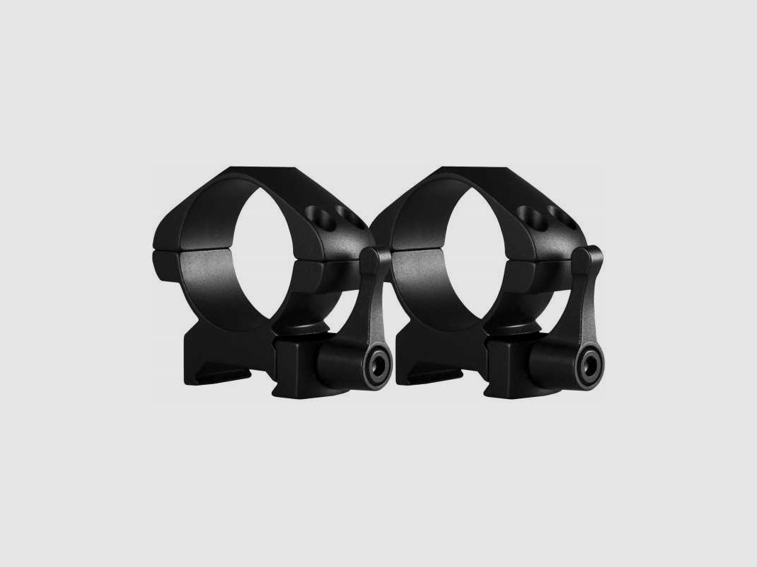 Hawke Precision Steel Ring Mount Weaver Ø30 mm Medium QD-Hebel 2 St. Höhe 7 mm