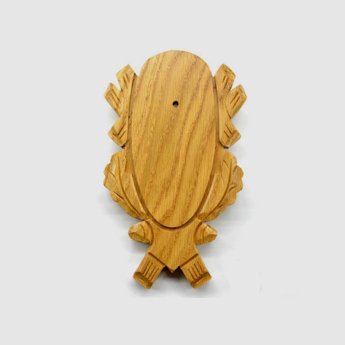 Helle geschnitzte Trophäenschildplatte 007 17X9
