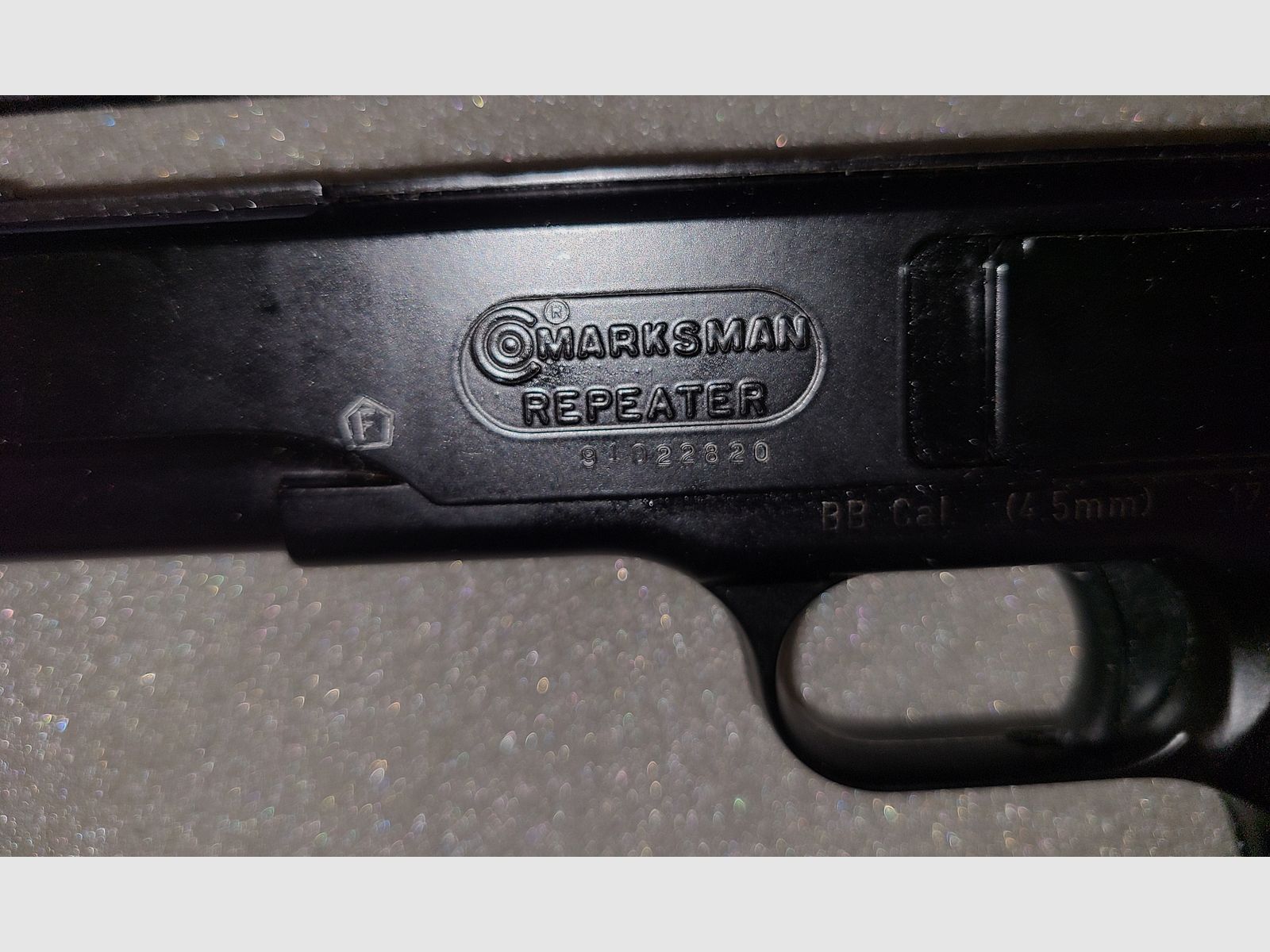 MARKSMAN REPEATER 1010 / 4,5mm / LP LUFTDRUCKPISTOLE / SAMMLERSTÜCK / NEUWERTIG