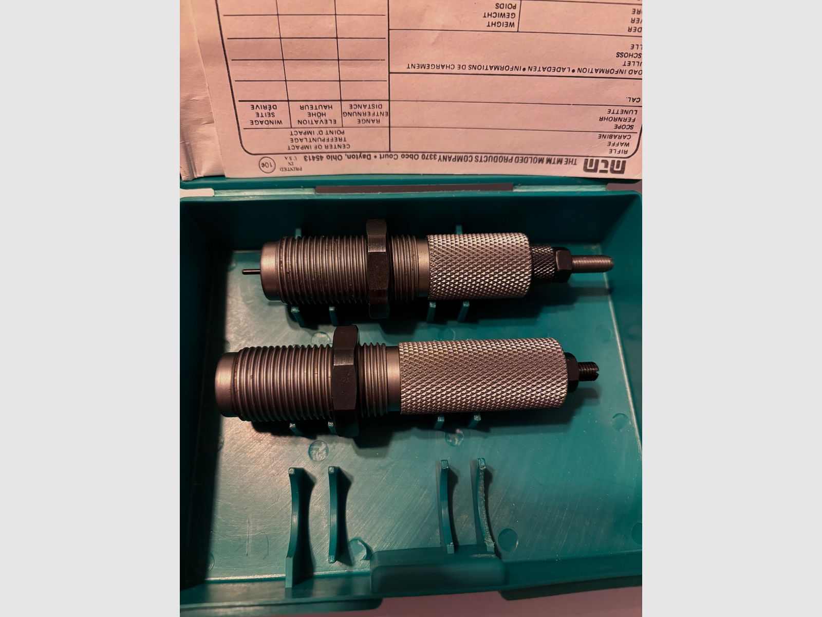 Matryca 9,3x62 Mauser, zdjęcie 3 z 3