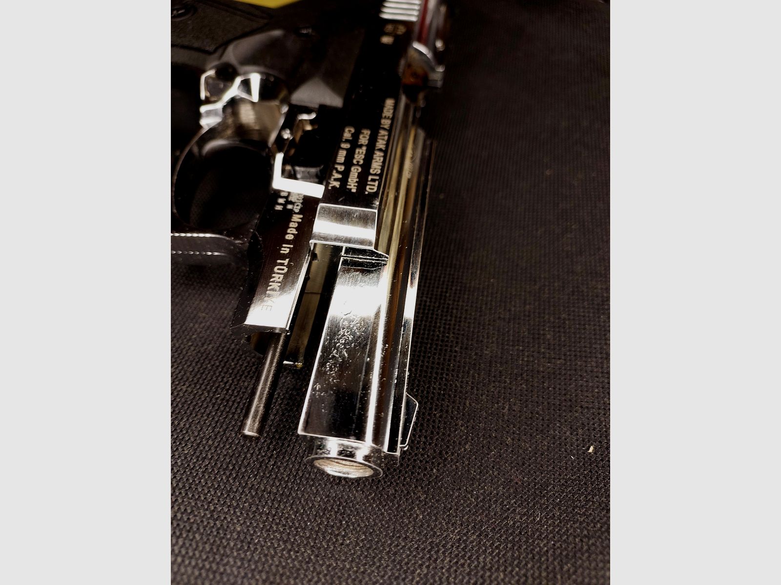 Zoraki 914 Schreckschuss Pistole 9mm P.A.K. Chrom ("alte" PTB 972)