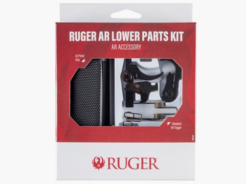 Ruger AR Lower Parts Kit mit GI-Abzug und A2 Pistolengriff