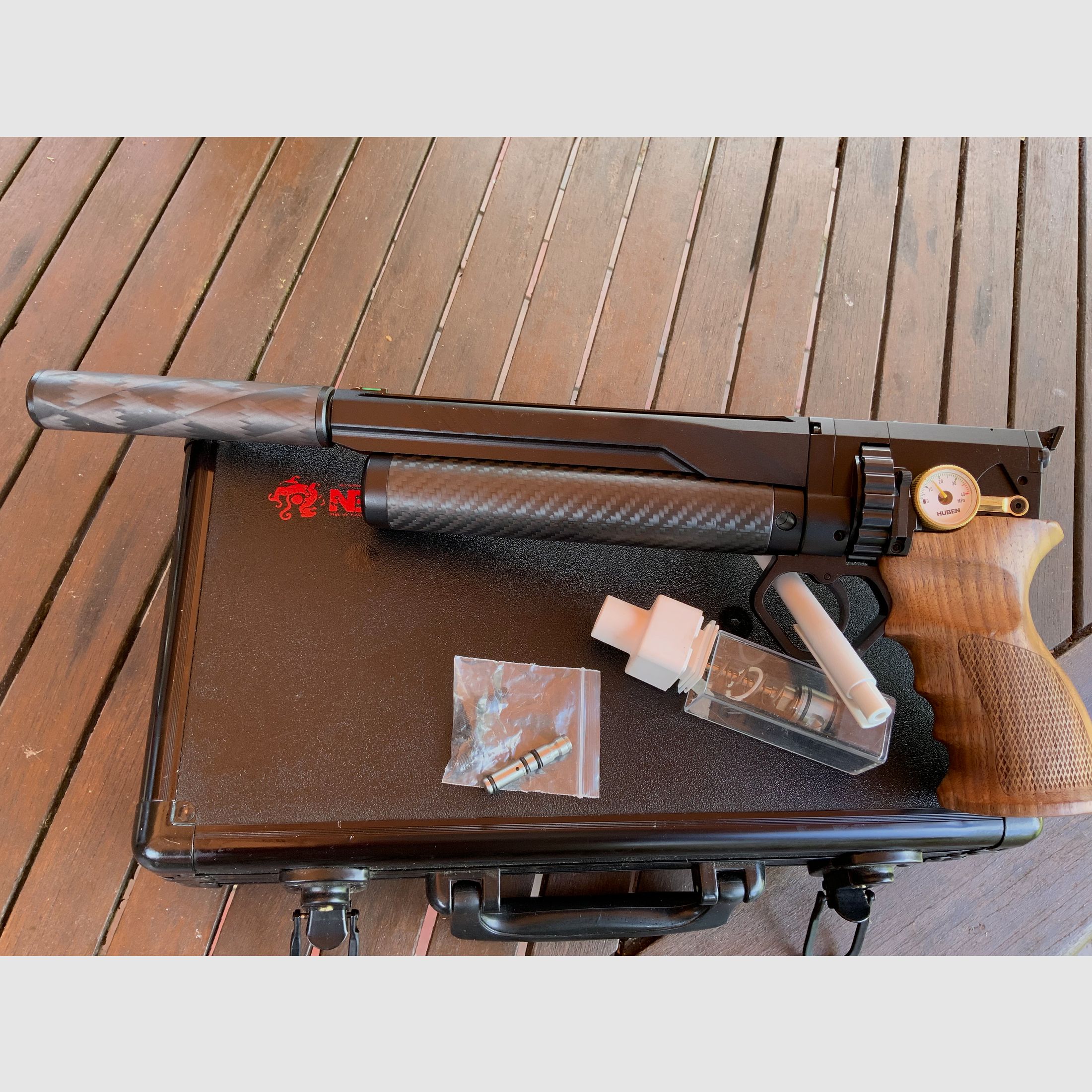 PCP Luftpistole Huben GK 1Pressluftpistole