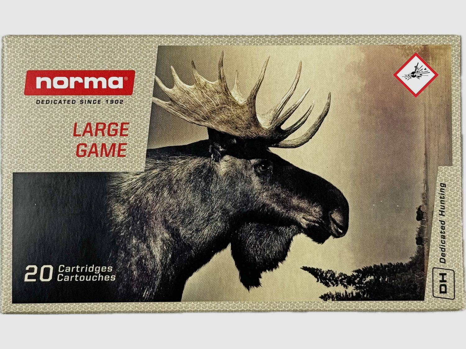 Norma hunting cartridge 7X65R ORYX 11.0g 170grs