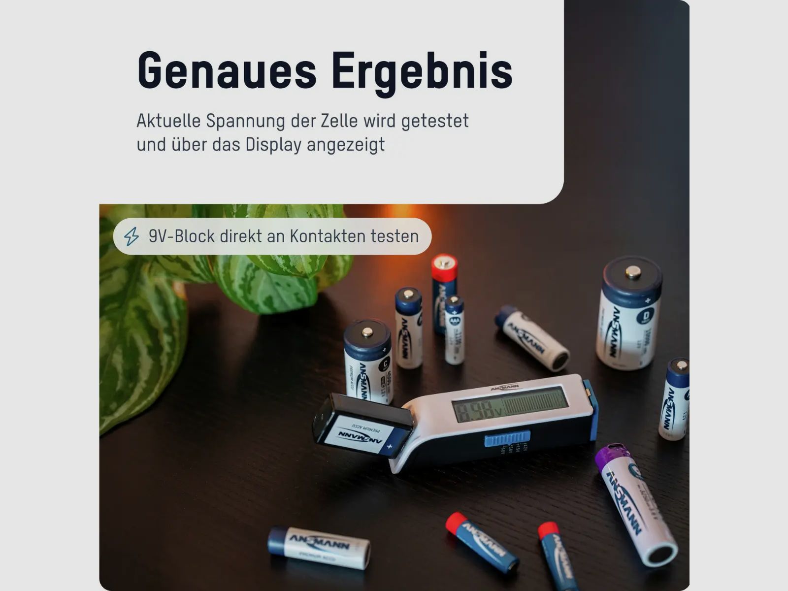 Ansmann Batterietester Universal