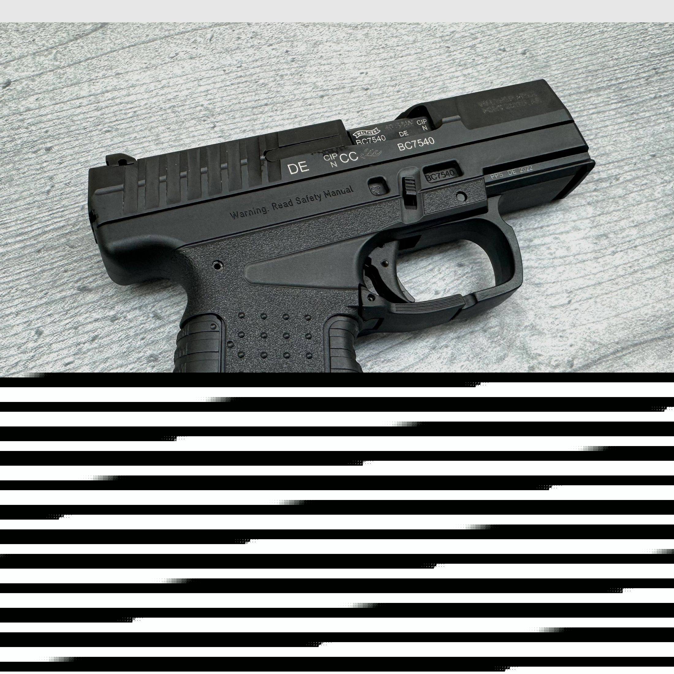 Arma de exhibición Carl WALTHER Pistola PPS .40 EE. UU.