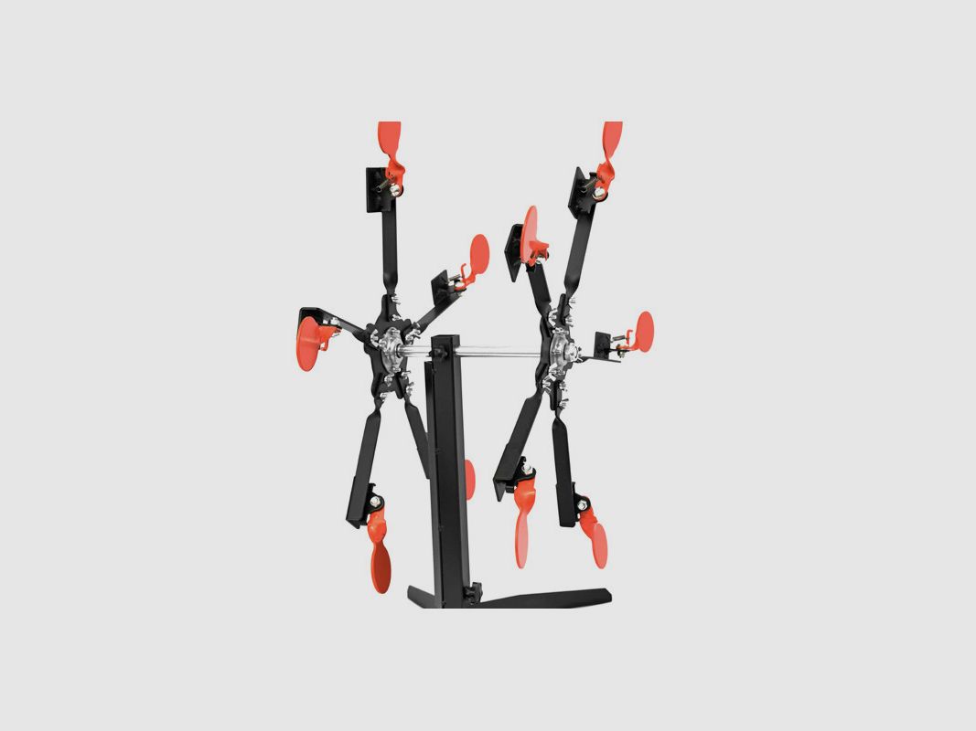 Cible grande roue rotative double 3mm métal, image 3 sur 5