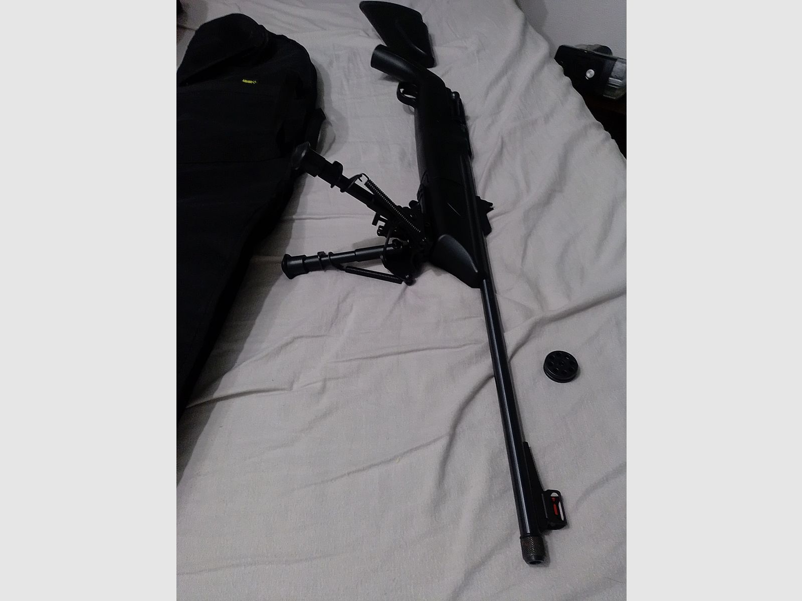 1 x Airmagnum Hämmerli 4,5mm CO2 Gewehr Tasche 2 Magazine Nördlingen Neuwertig