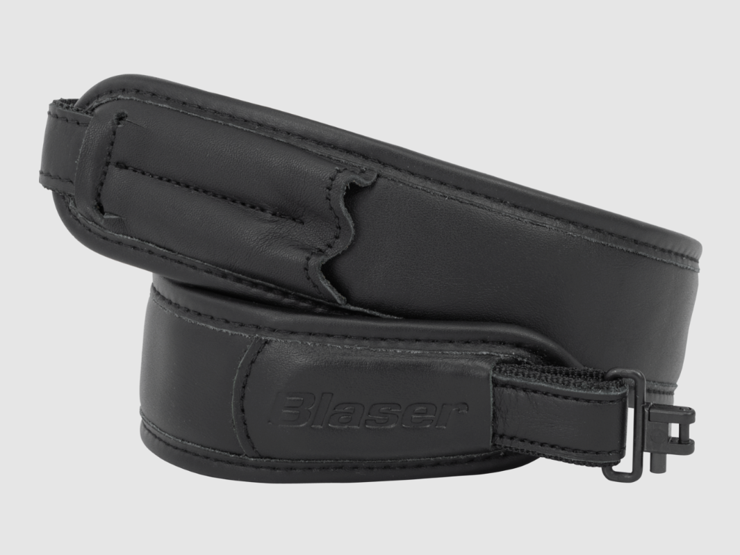 BLASER - Geweerband Leer Zwart