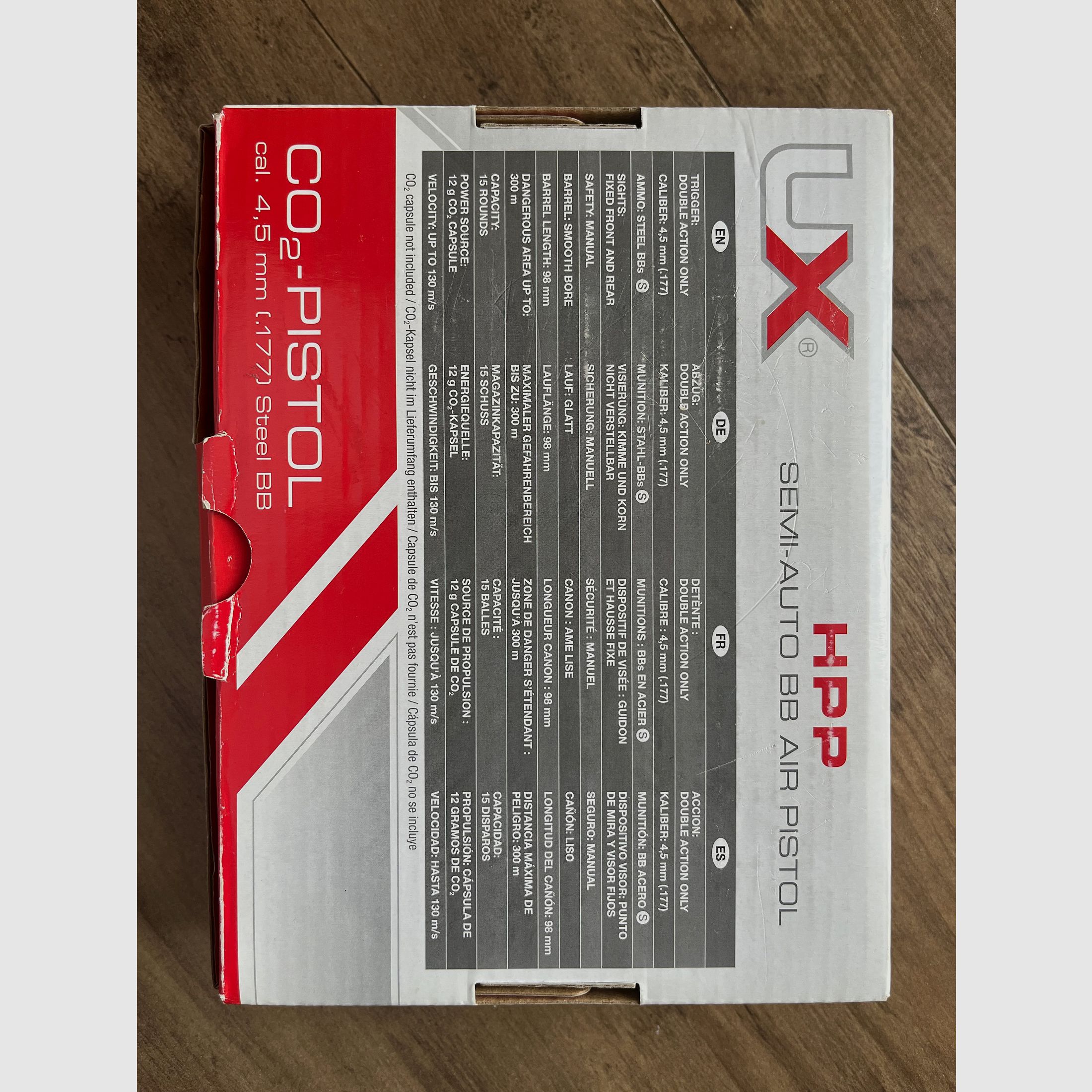 Umarex HPP 4,5 mm staal BB blowback Co2-pistool