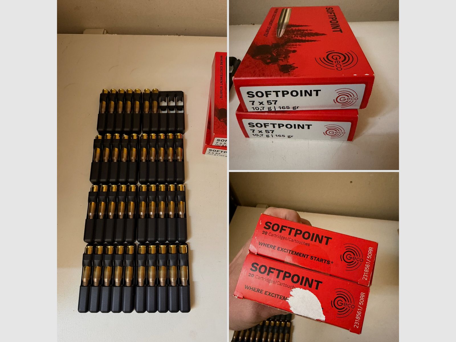 Munitions, 7x75 Geco Softpoint