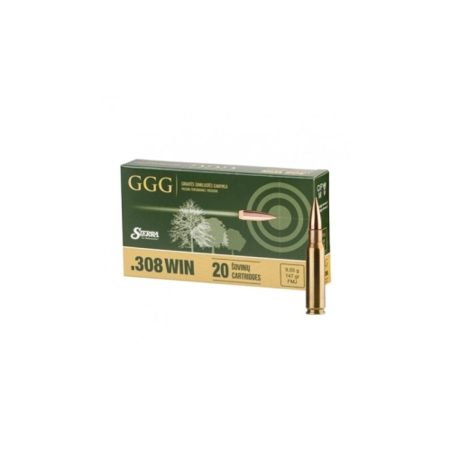 Amunicja GGG kal. 308Win FMJ GPX11 (147GRN) nr parti 460-GGG-24