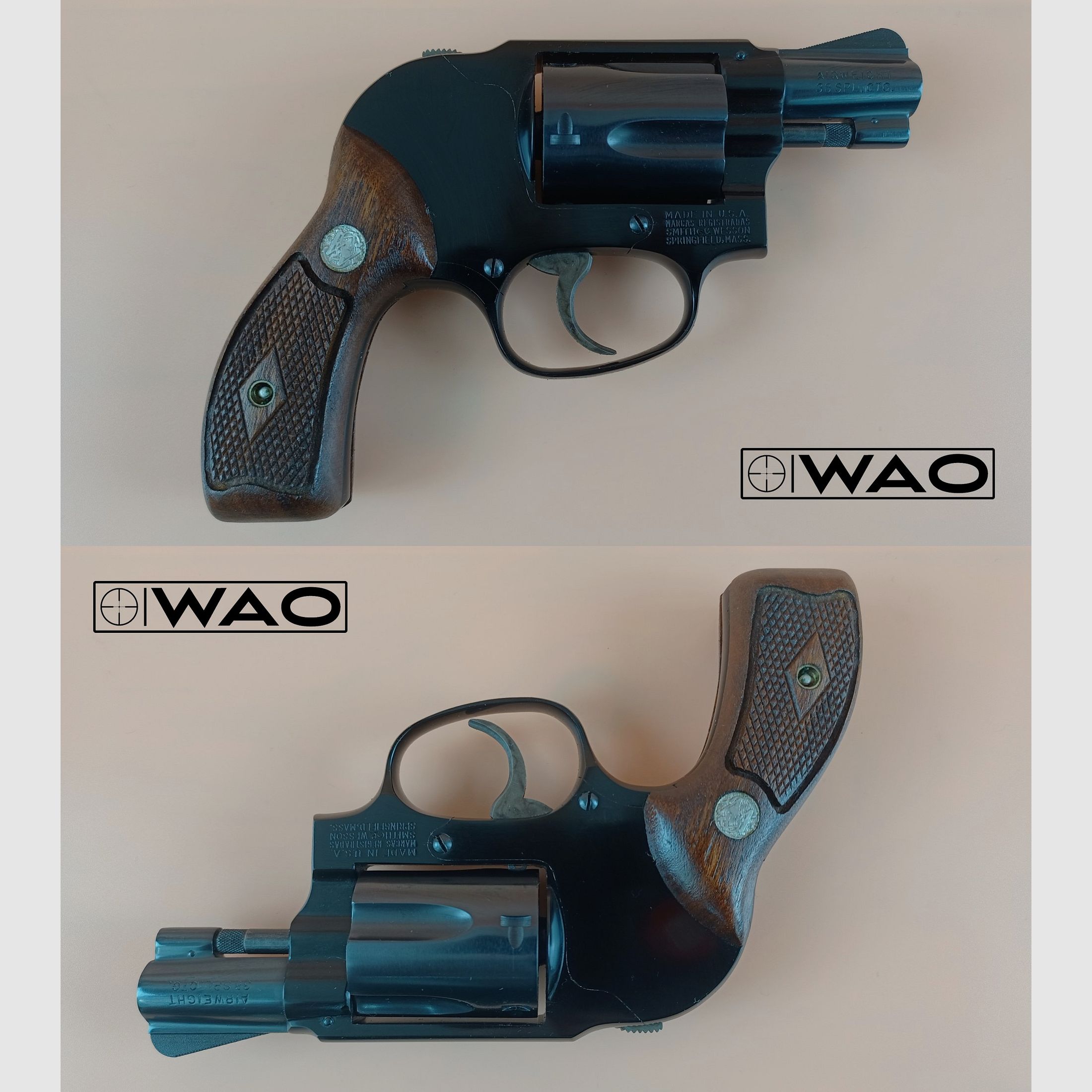 Smith & Wesson Mod. 38 Airweight Bodyguard, Kal. .38 Special *Sammler-Exponat*