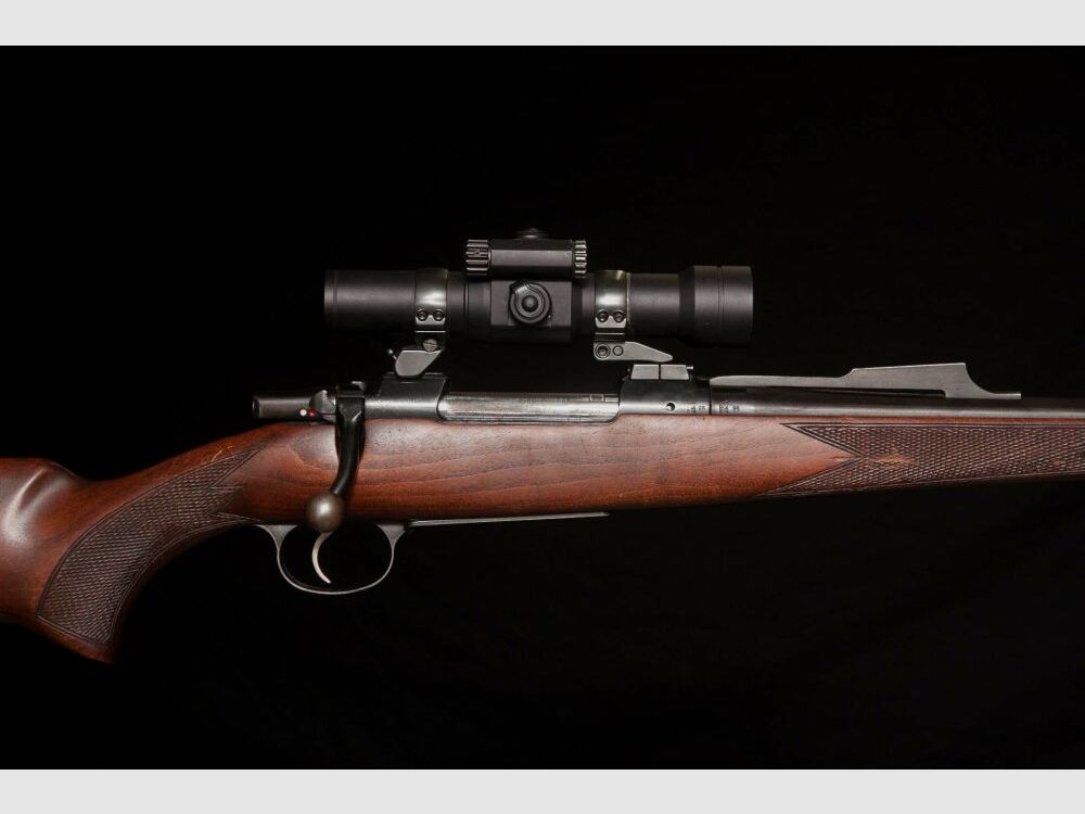 CZ repeater, ideal weapon for young hunters, swivel mount double version