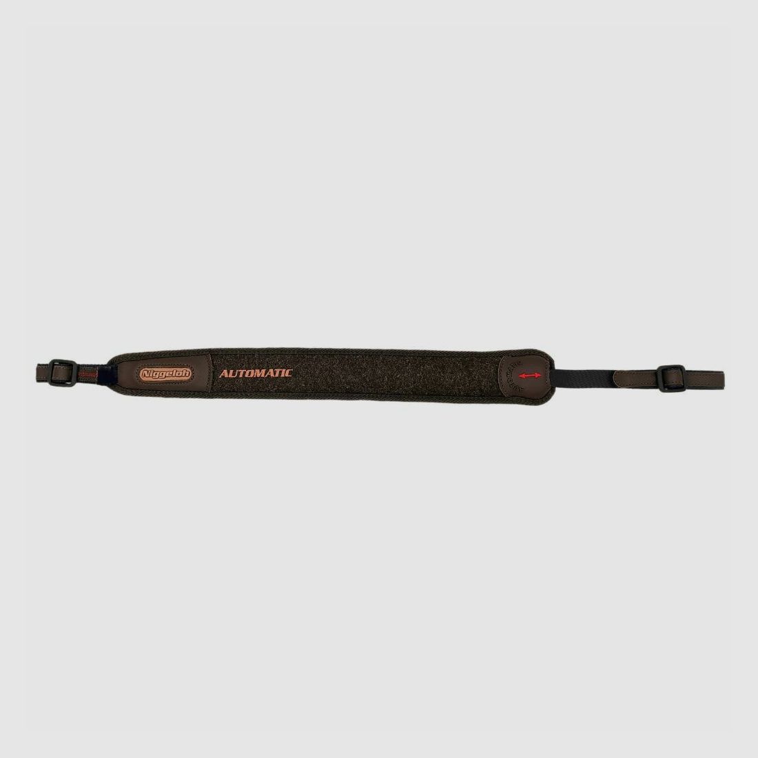 Correa portafusil retráctil Niggeloh Automatic Marrón Loden (100% lana virgen), billede 1 af 2