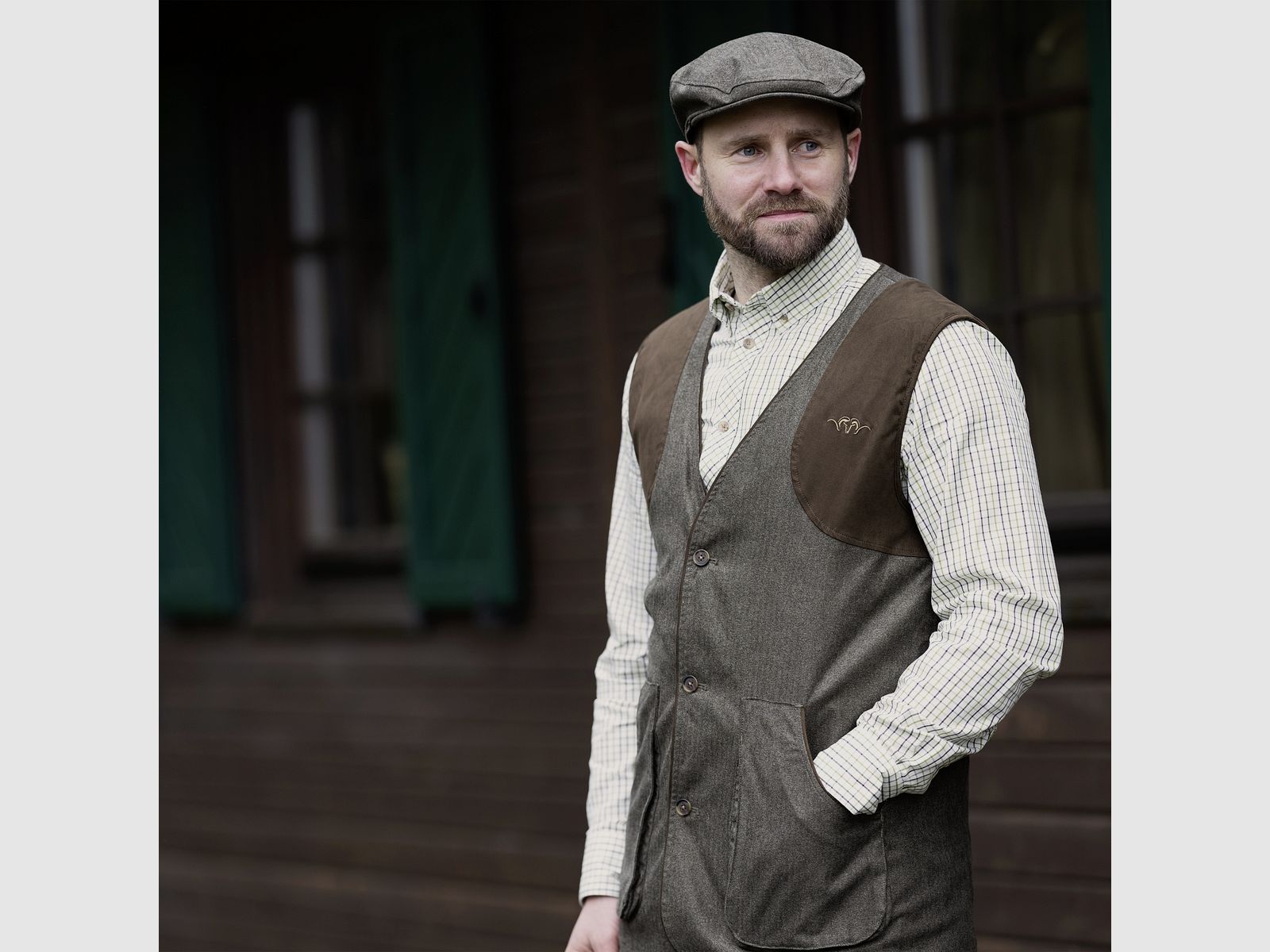 Blaser Vintage gilet Wing vert, image 6 sur 7