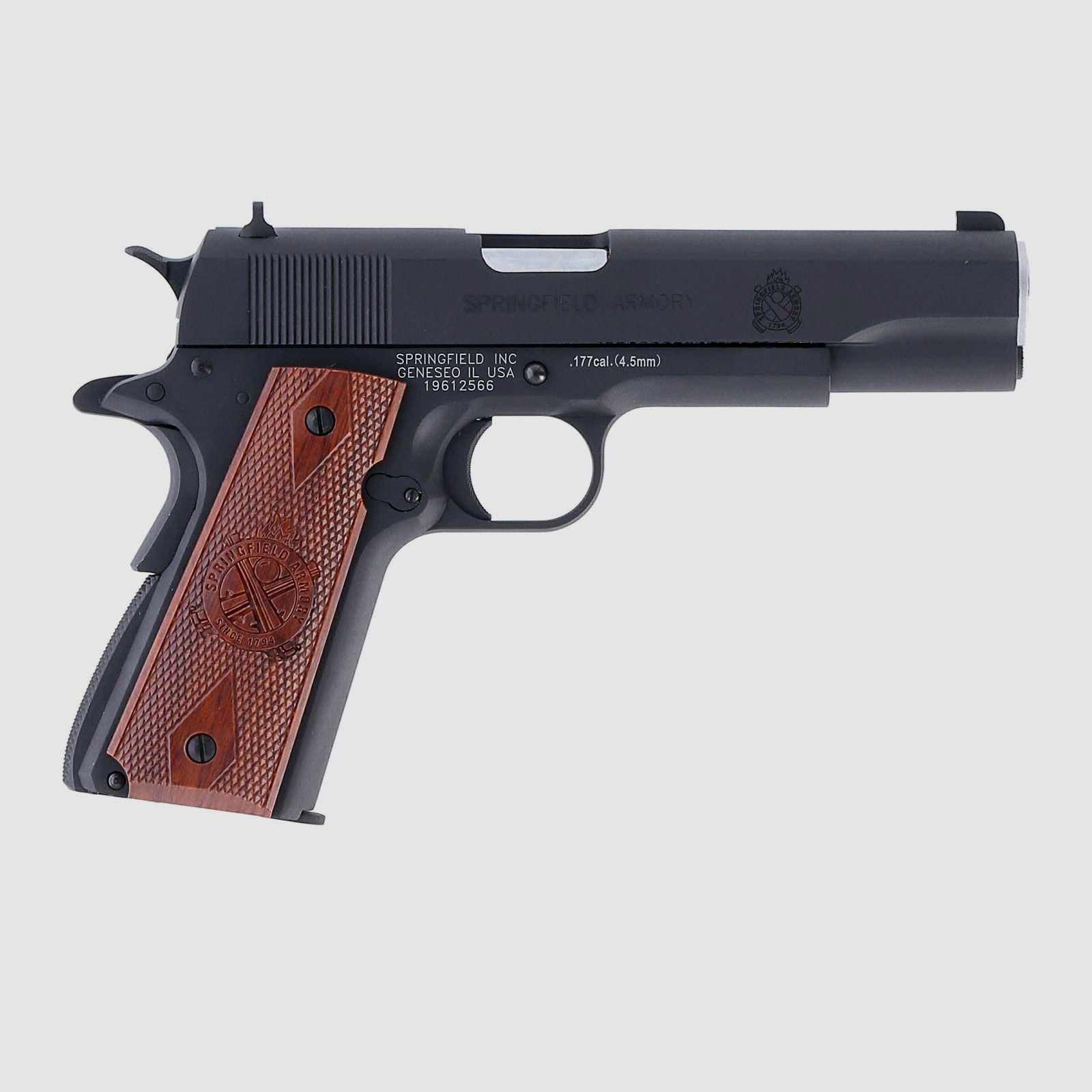 Kofferset Springfield 1911 Vollmetall 4,5 mm BB Blowback Co2-Pistole (P18)