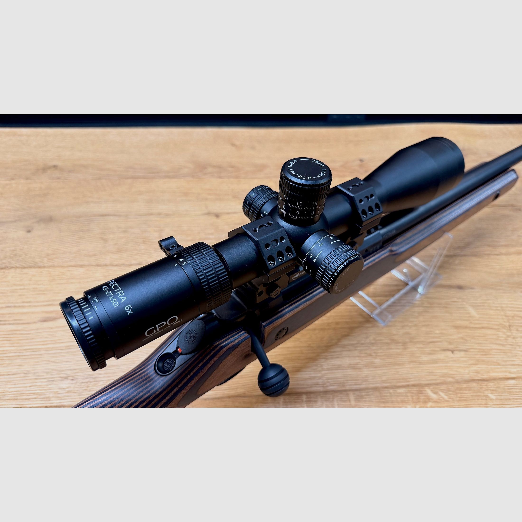 CZ 600+ Range / .308Win / inkl. GPO Spectra 6x 4,5-27x50i & MAK Blockmontage mit Vertikalhebel & Gunwerks Elevate Bipod