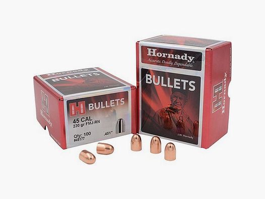 Balle Hornady .45/.451 FMJ RN 230GR 1500 pièces