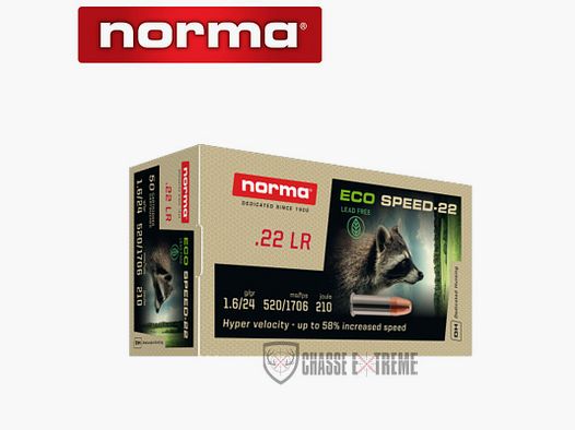 50 nabojów NORMA Eco Speed kal. 22lr