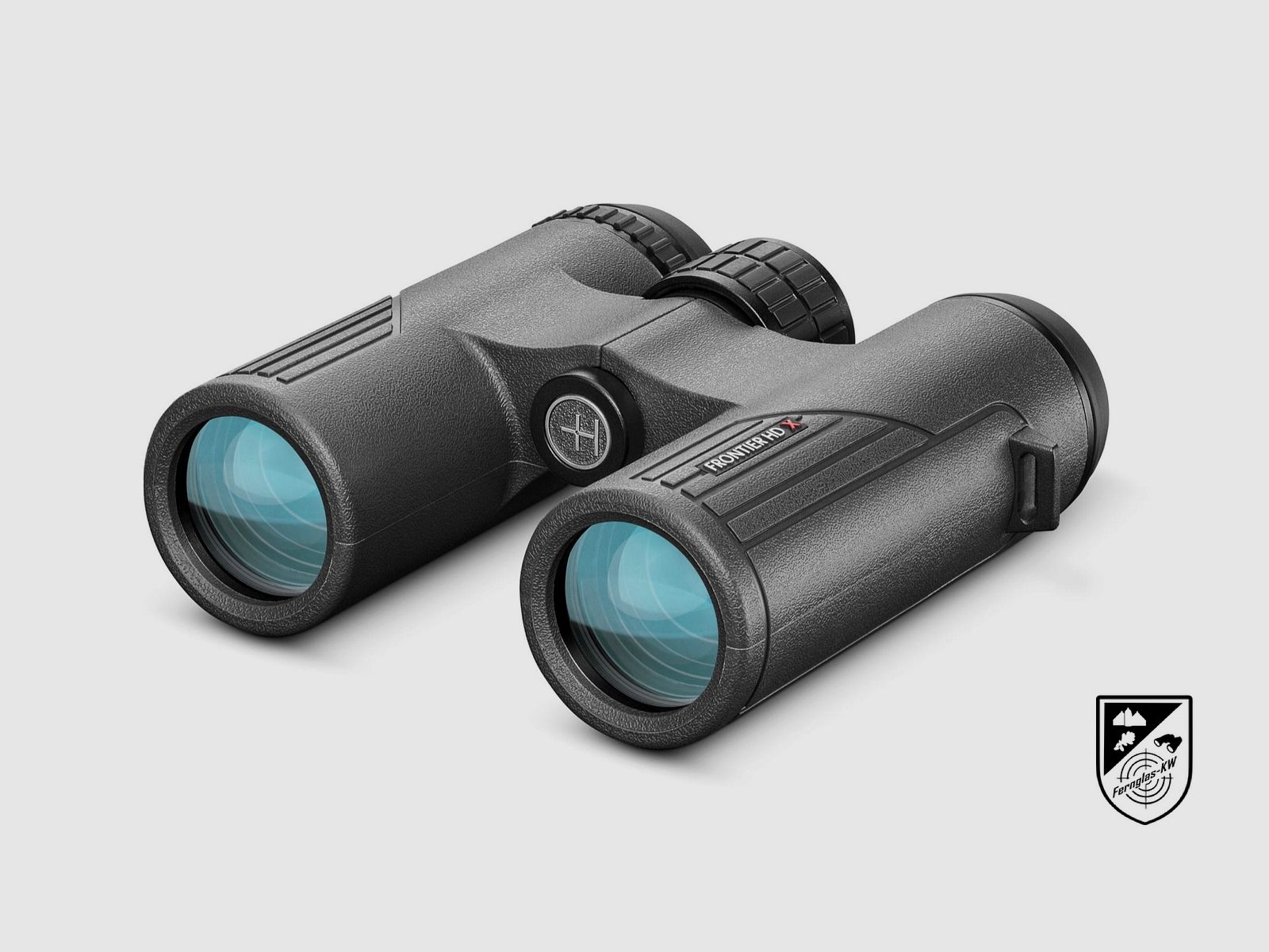 HAWKE 38008 Frontier H DX 10x32 Fernglas Grau mit Zubehör