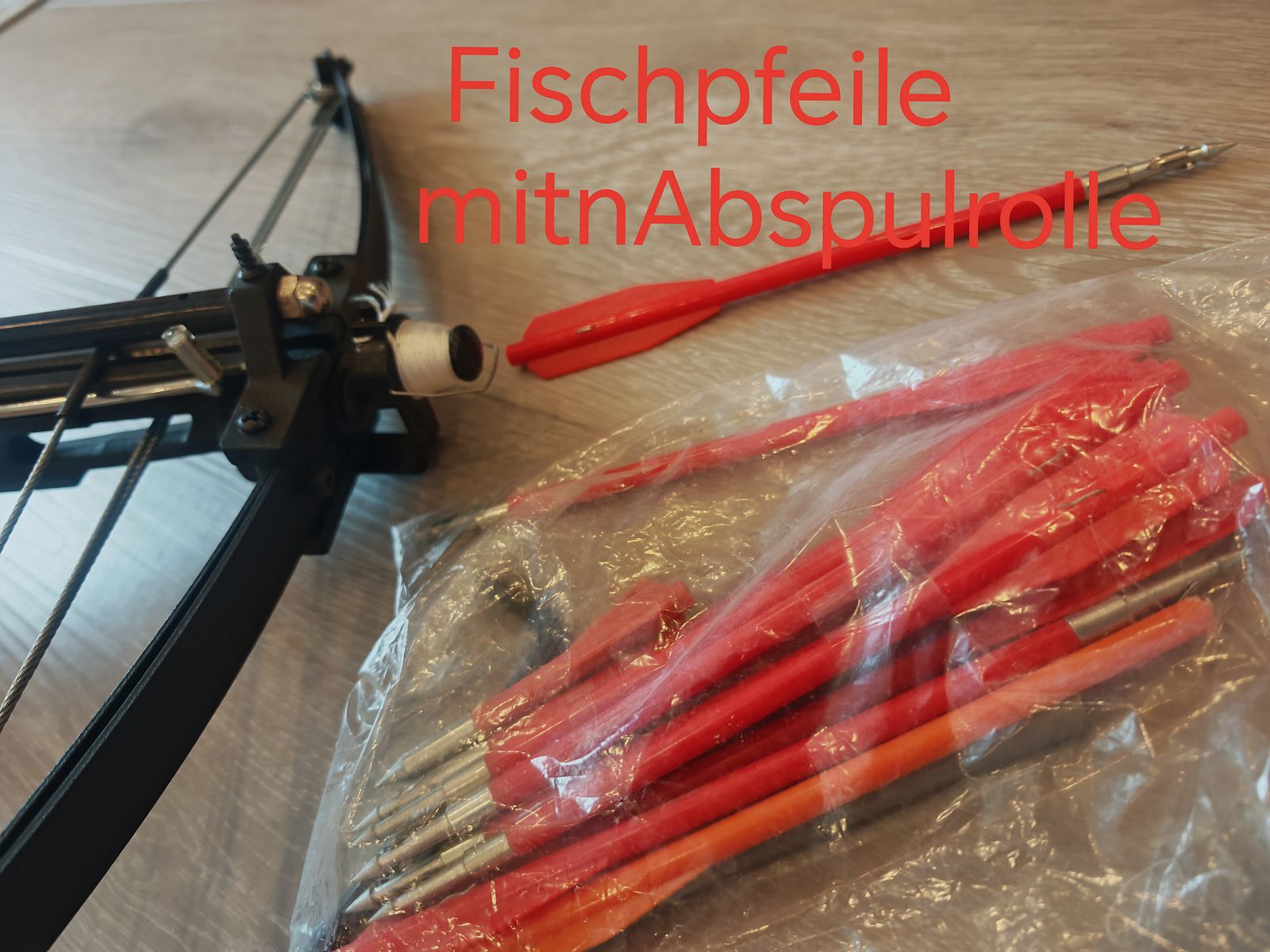 Crossfire II pistol crossbow for 6mm balls, fish arrows, and bolts