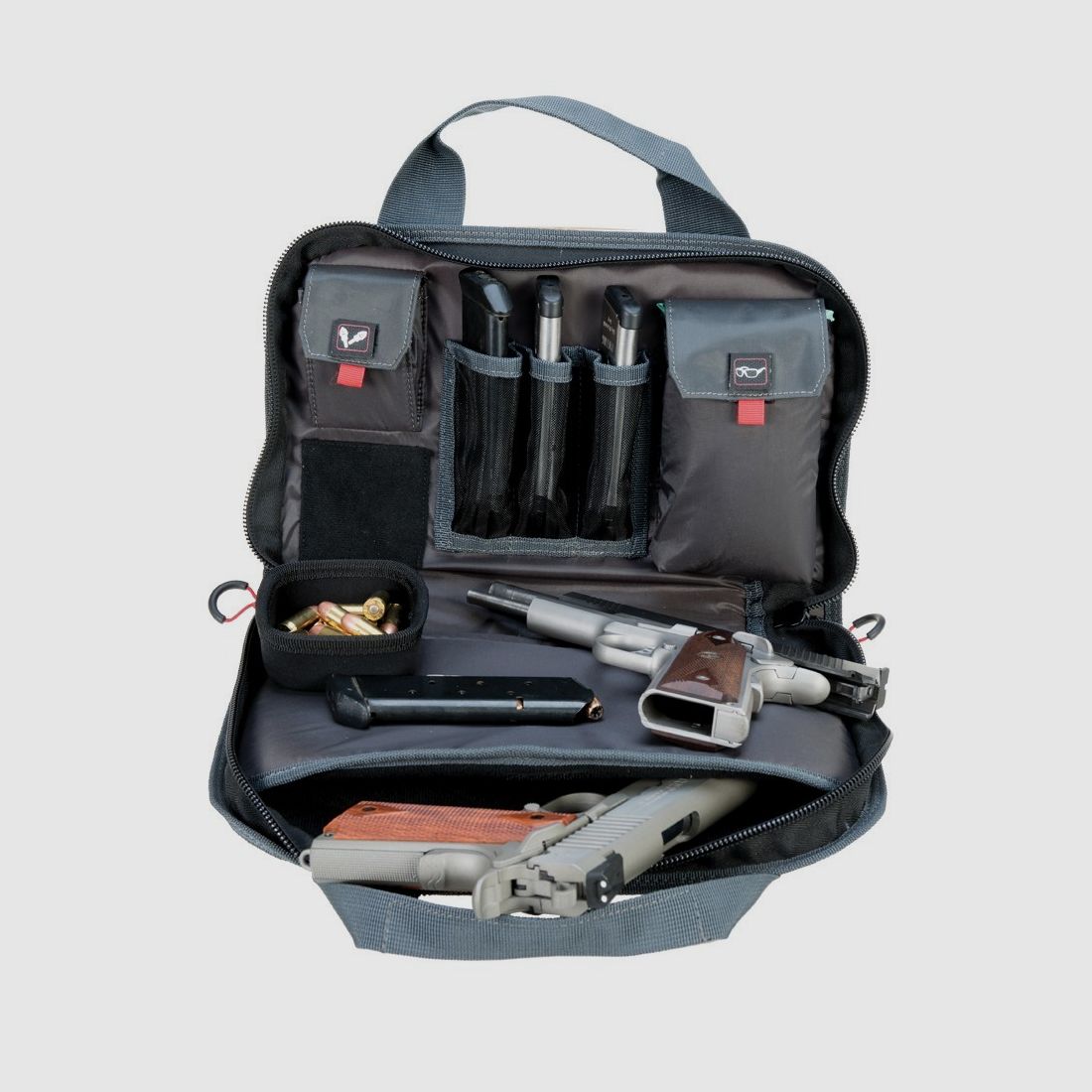 Waffenkoffer für Kurzwaffen doppelt schwarz G.P.S, Bild 2 von 2