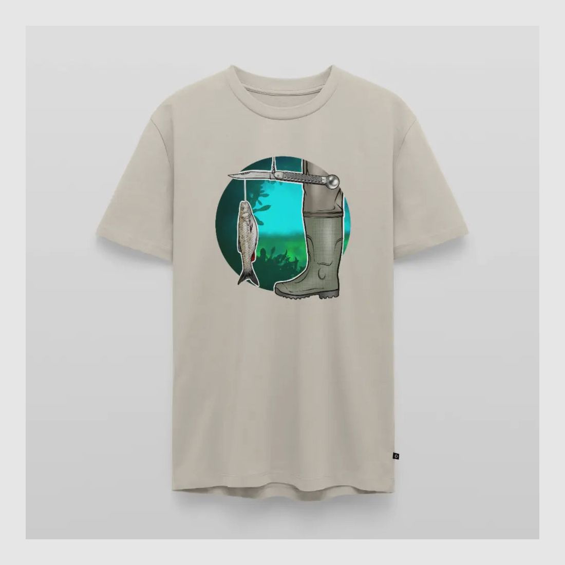 PUMA Men´s Premium T-Shirt „Waagemesser – Petri Heil"