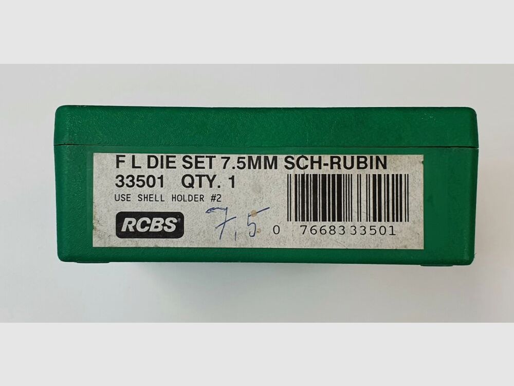 RCBS RCBS Reloader Special Full Length Die Set, 7.5mm SCH-RUBIN