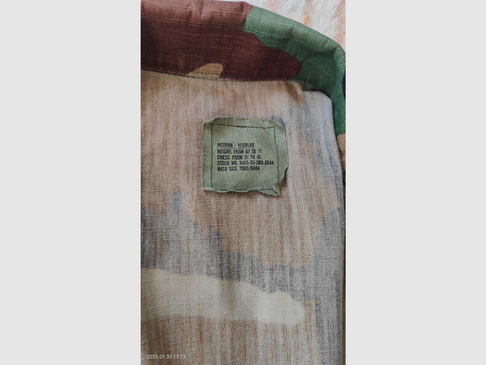 Militär TarnJacke US Army Gr. L