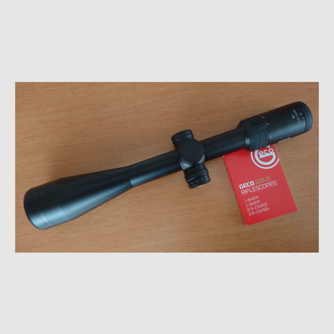 GECO Geco telescopio di puntamento Gold 2,5-15x50i, reticolo 4 illuminato