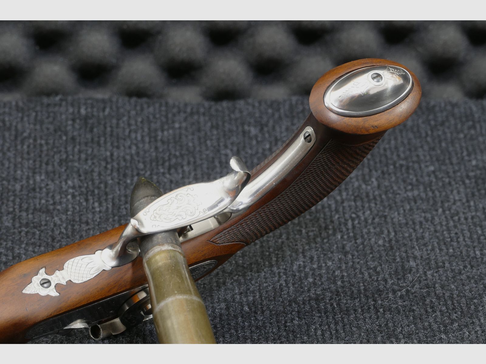 Percussion muzzleloader Davide Pedersoli pistol Le Page Target International .44 (BlackPowder), excellent condition, high-resolution images, immagine 10 di 11