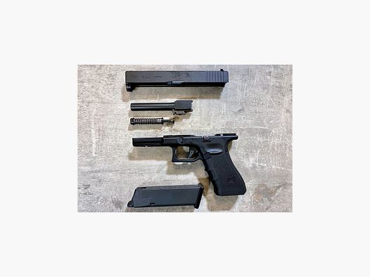 Glock 17 Gen4 Deslizamiento de Metal CO2-BB Negro - KWC