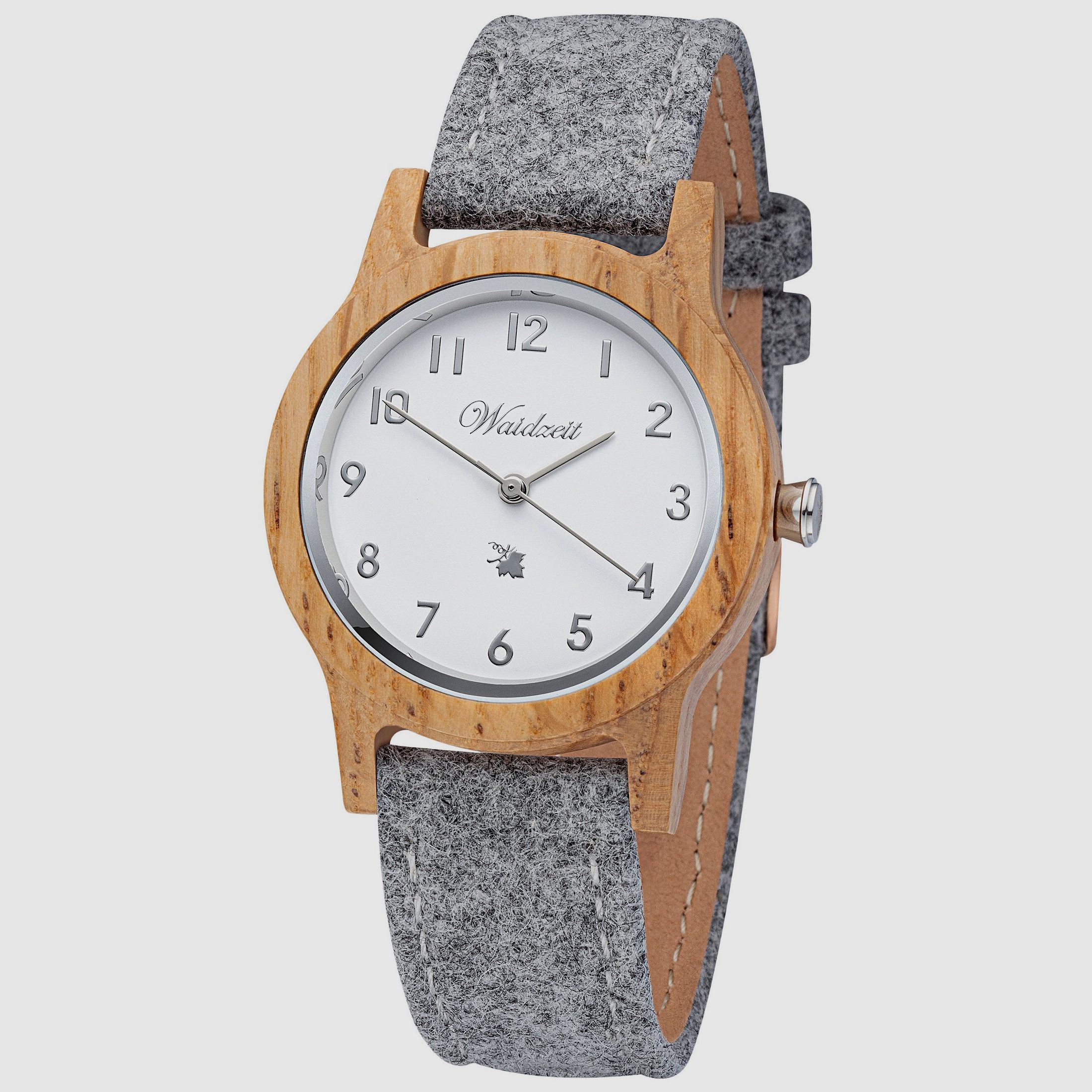 Waidzeit Damenuhr Barrique Alpin mit Lodenarmband