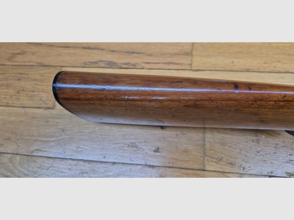 Sehr schöne Wettbewerbsbüchse Mauser ES350 B – III. Reich – Modell Meisterschaftsbüchse – 22LR – Anfängerwaffe 1936 – Mono-Nummer – Premium Lauf – Ein Sprung an der Spitze des Schaftes, aber insgesamt in ausgezeichnetem Zustand, fast neu – TBE, Bild 17 von 35