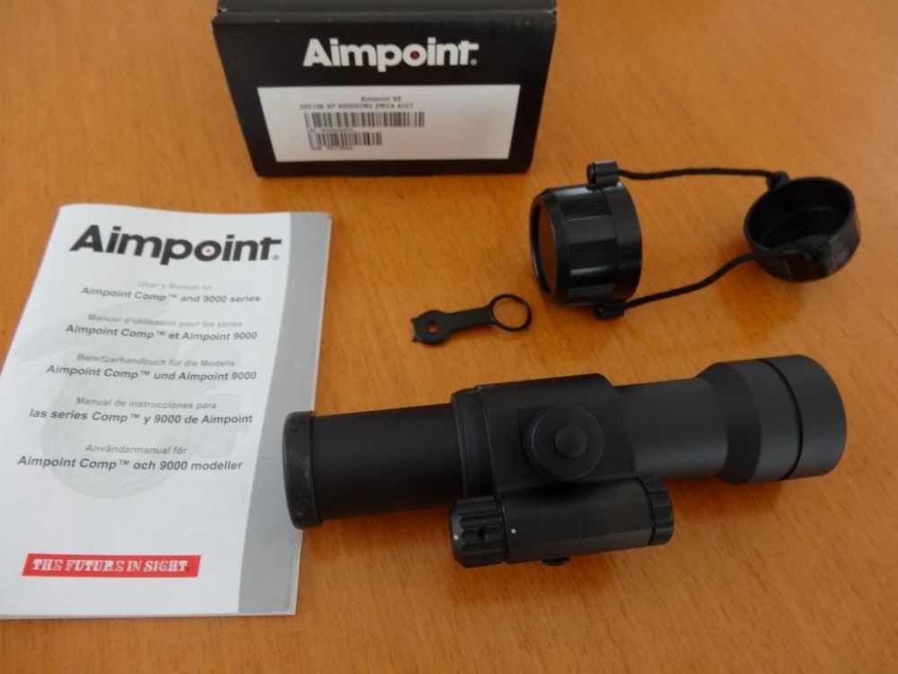 Aimpoint Aimpoint 9000SC mit Nachtsichtfähigkeit (NV) mit 2 MOA Punkt, Bild 1 von 2