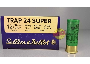Amunicja śrutowa S&B kal.12/70 TRAP 24g