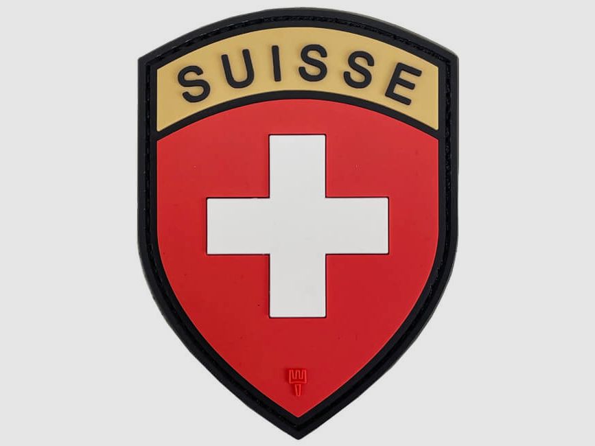 Pitchfork – Suisse Shield Patch – Color