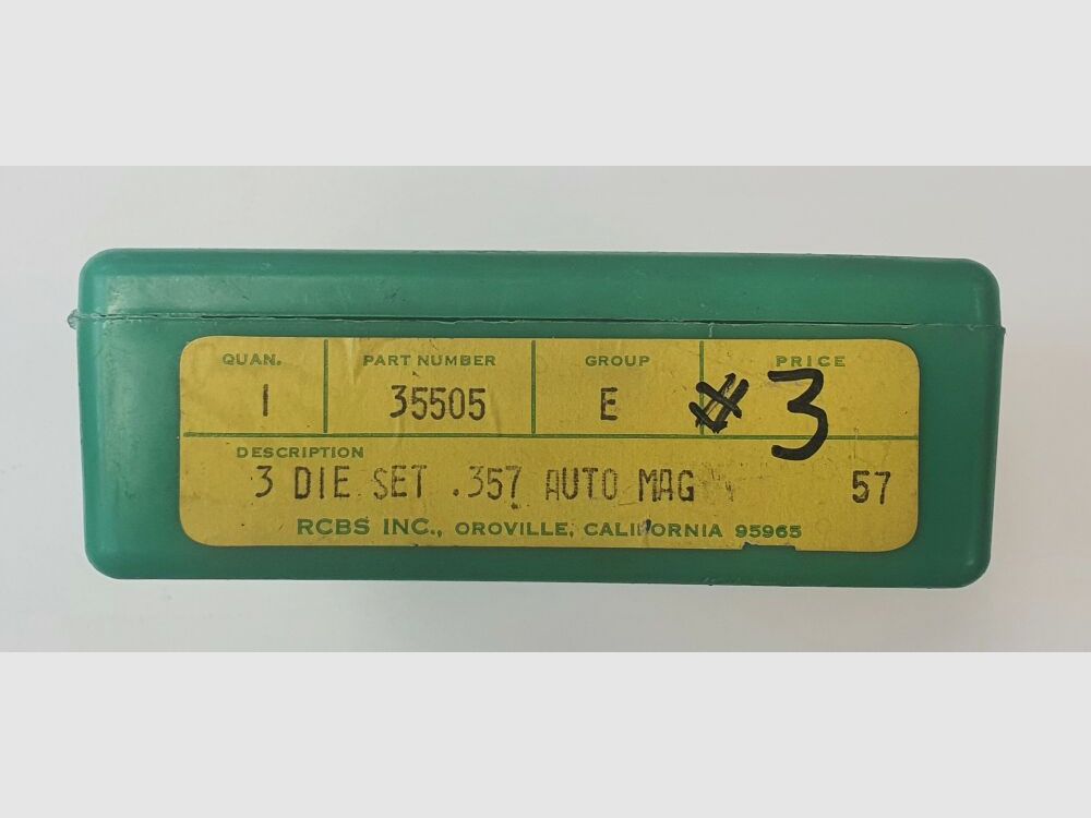 RCBS RCBS Reloader 3-Die Set, .357 AUTO MAG