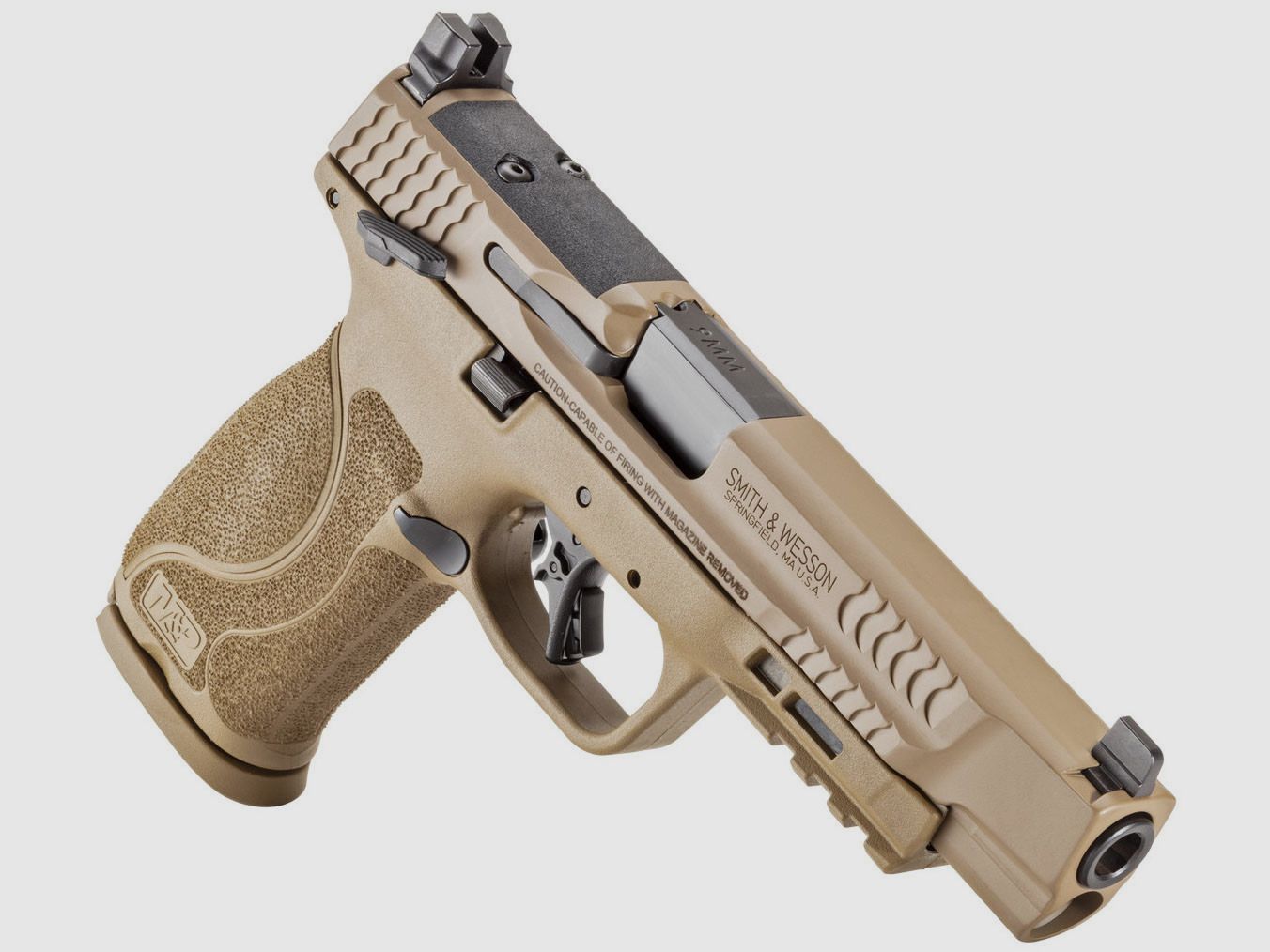 Pistole SMITH & WESSON M&P9 M2.0 5″ Optics Ready FDE, Bild 4 von 6