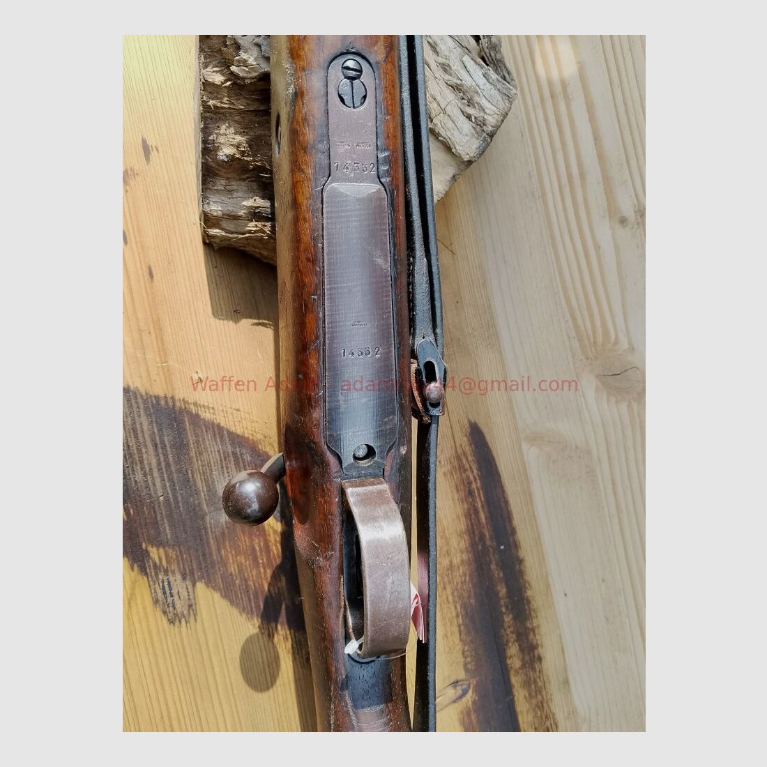 Mauser K98 k M.41, Contrato Portugal, imagen 9 de 10