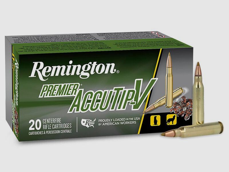Remington Premier .223 Rem. 50GR Accutip-V 20 Patronen