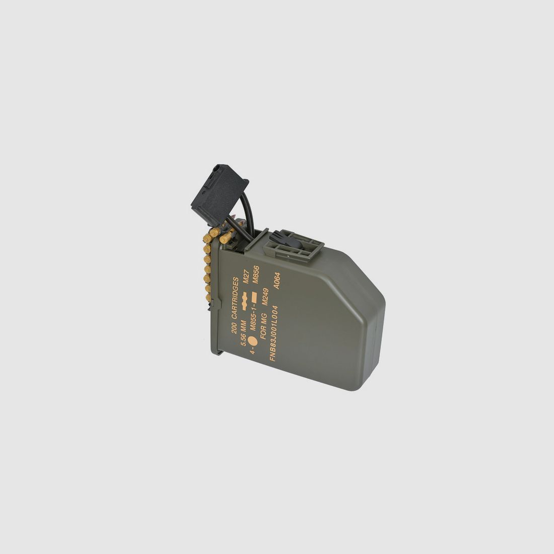 6000rd Boxagazine für M249 AEG- Olive