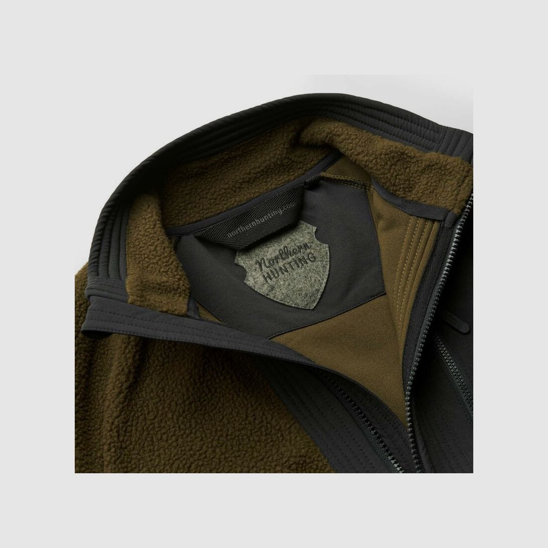 Northern Hunting Damen Fleecejacke Randa Braun