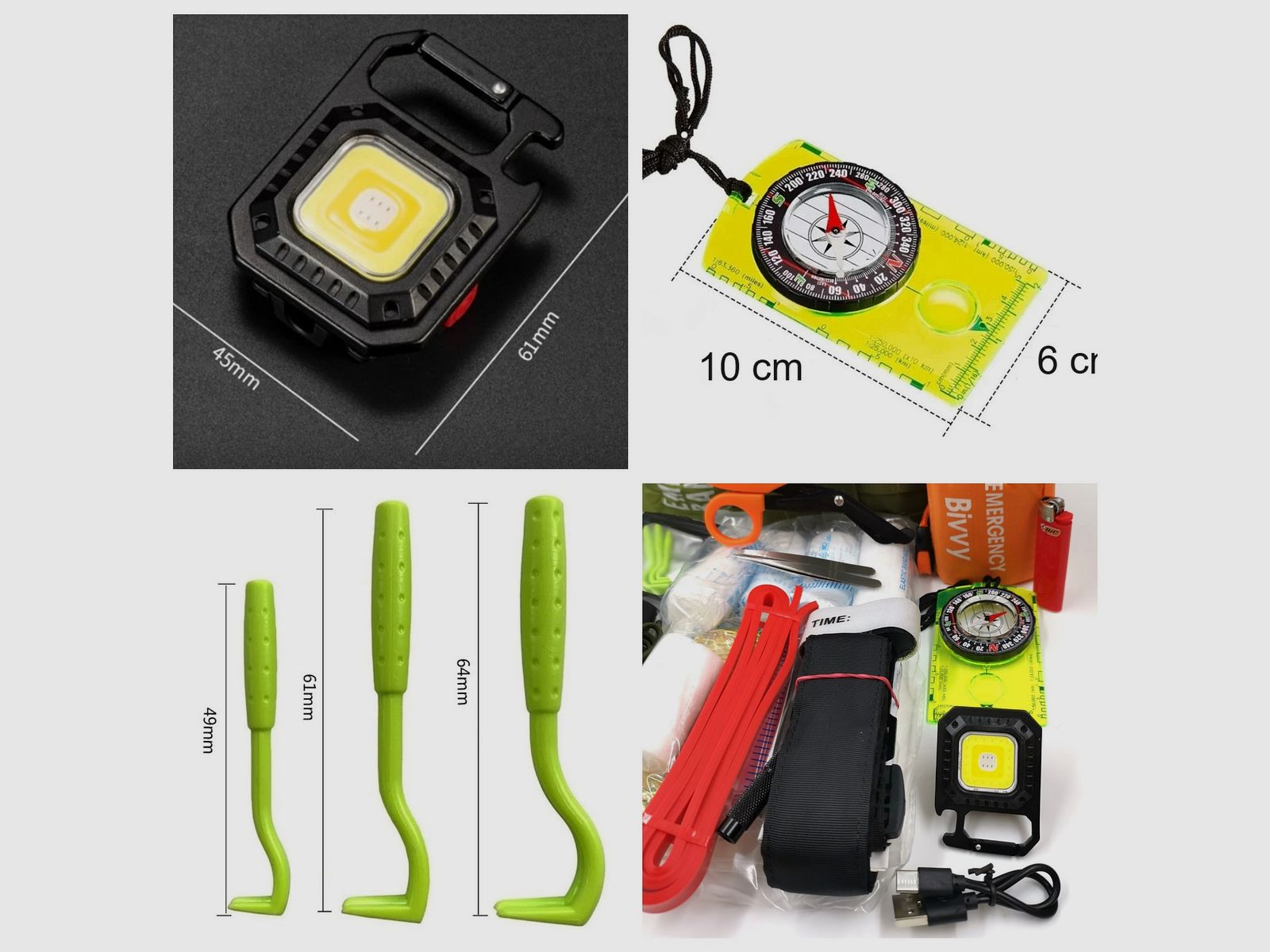 Kit de premiers secours IFAK Ensemble de plein air de haute qualité Trousse de premiers secours Kit de traumatisme d'urgence Bandage Molle