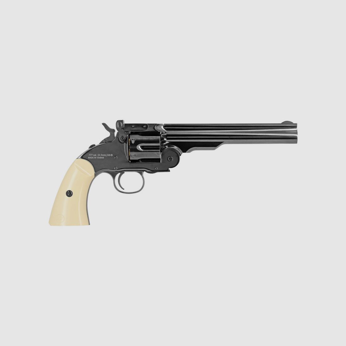 Revolver Schofield 6" Grau Stahl 4,5 mm BBs ASG, Bild 2 von 2