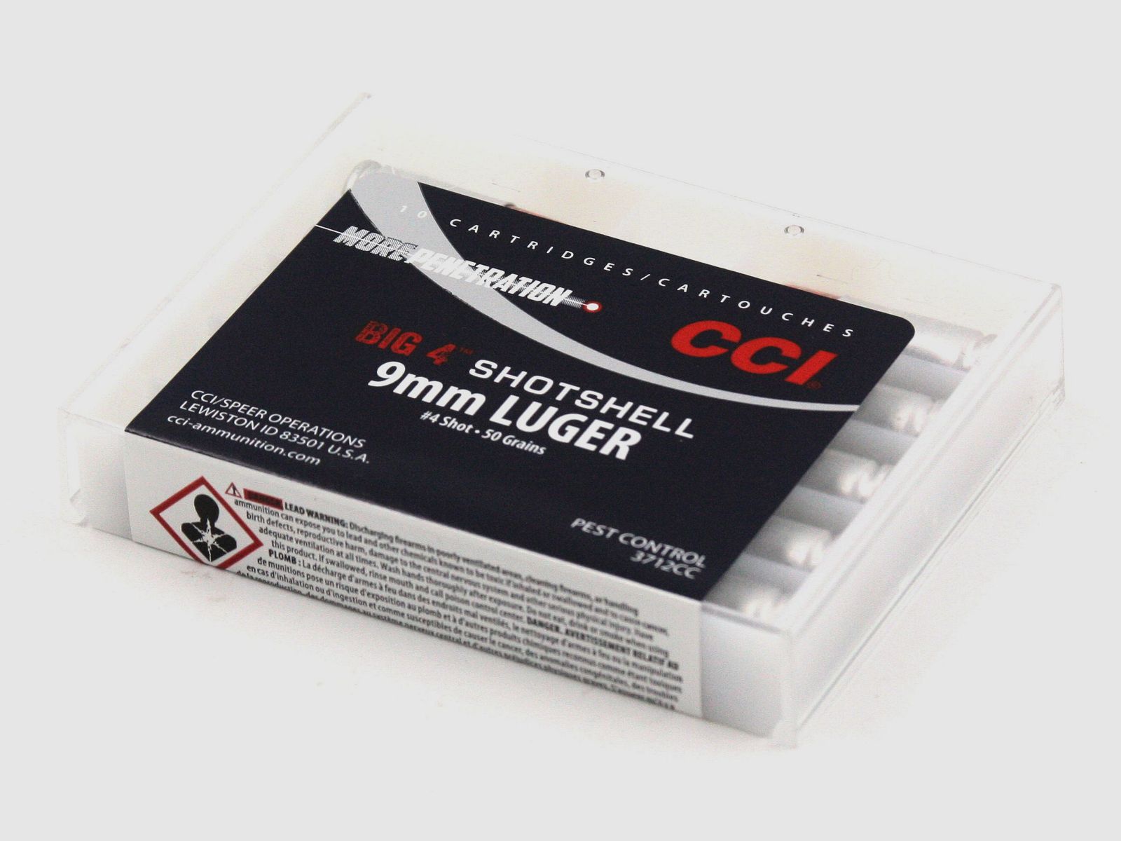 CCI Big 4, 9x19mm, Shotshell 4mm, 50 gr, 10 Stk