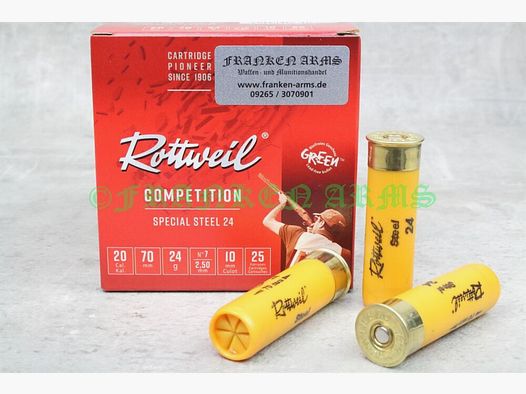 Rottweil Special Steel 20/70 2,5mm 25Stück Staffelpreise