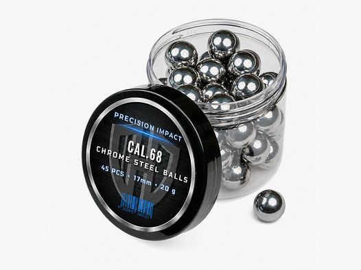 45x CHROM STEEL BALLS CAL.68 | PRECISION IMPACT | HDS68 | HDX68 | TC 68 | Pistelle X-68 | 20g